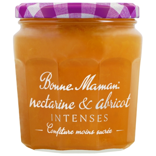 Confiture nectarine et abricot intenses BONNE MAMAN