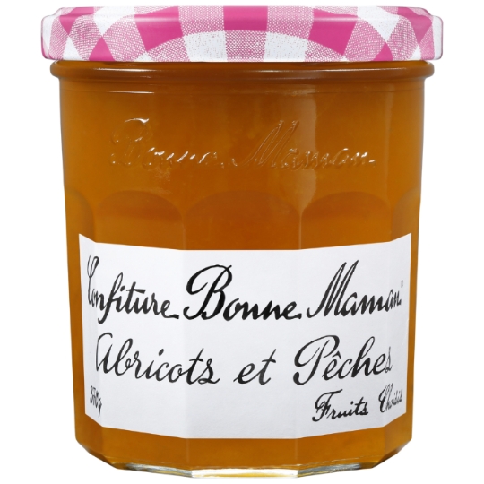 Confiture abricot et pêche BONNE MAMAN