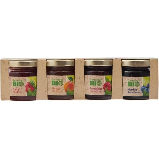 Confiture assortiments bio CARREFOUR BIO