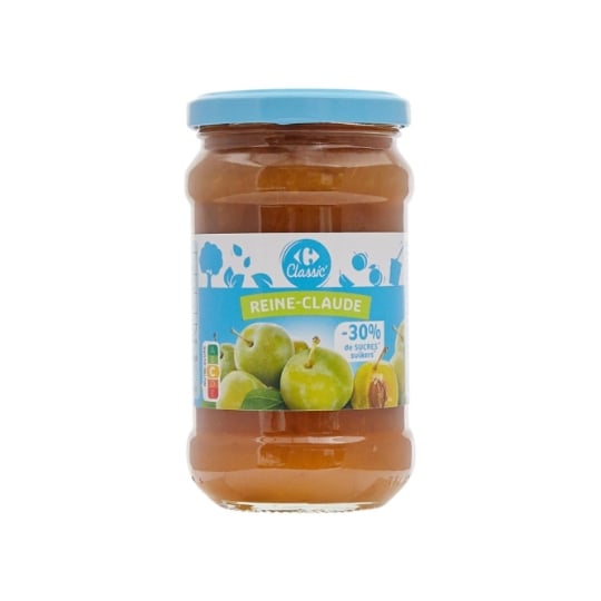 Confiture reine-claude allégée en sucres CARREFOUR CLASSIC'
