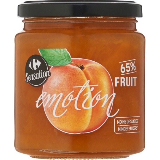 Confiture abricot CARREFOUR SENSATION