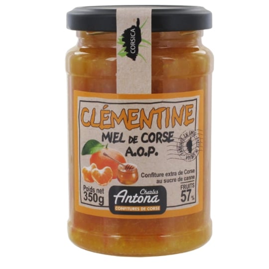 Confiture extra de Corse au sucre de canne miel de Corse A.O.P. CHARLES ANTONA