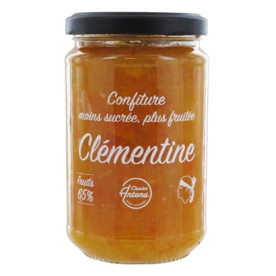 Confiture moins sucrée plus fruitée 65% fruits CHARLES ANTONA