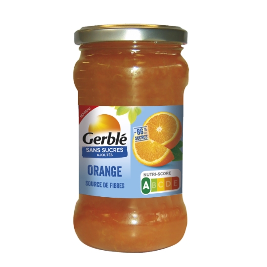 Confiture Orange Sans Sucres Ajoutés GERBLE