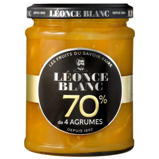 Confiture 4 agrumes 70% LEONCE BLANC
