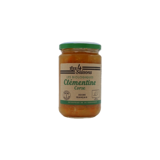 Confiture clémentine bio LES 4 SAISONS
