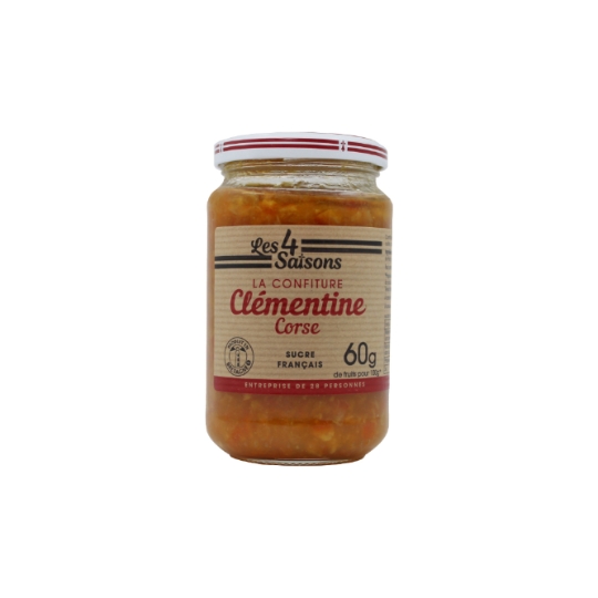 Confiture clémentine corse LES 4 SAISONS