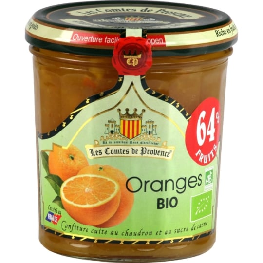 Confiture orange bio LES COMTES DE PROVENCE