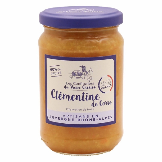 Préparation de Fruits Clémentine de Corse 60% de Fruits LES CONFITURIERS DU VIEUX CHERIER