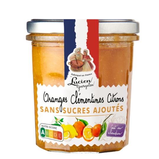 Confiture agrumes sans sucres ajoutés LUCIEN GEORGELIN