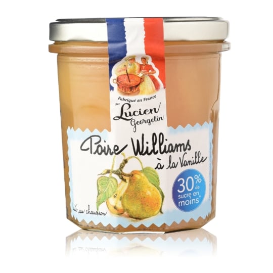 Confiture poire williams et vanille allégée en sucres LUCIEN GEORGELIN