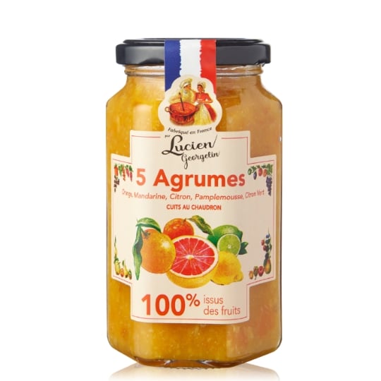 Préparation cuites au chaudron 100% issus des fruits sans sucres ajoutés LUCIEN GEORGELIN