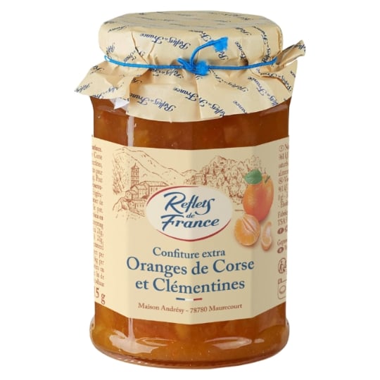 Confiture orange clémentine REFLETS DE FRANCE