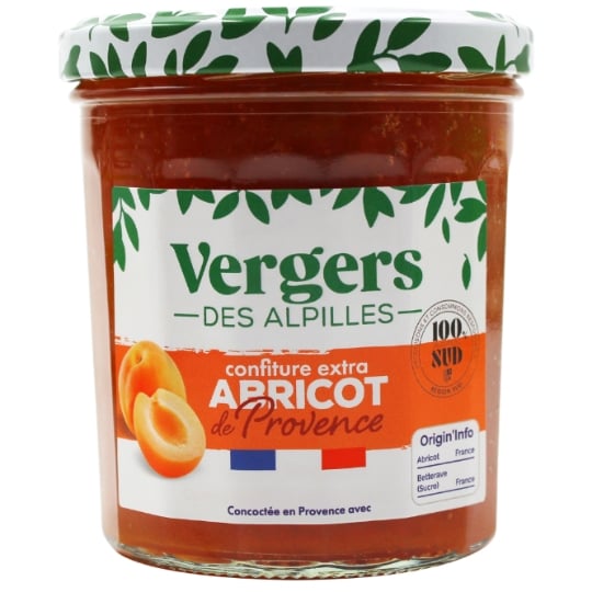 Confiture abricot de provence VERGERS DES ALPILLES