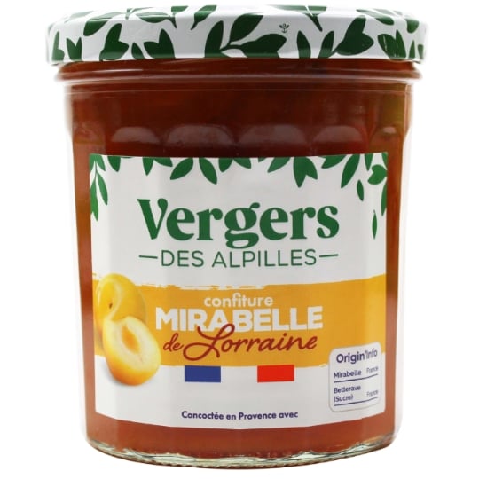 Confiture Mirabelle de Lorraine VERGERS DES ALPILLES