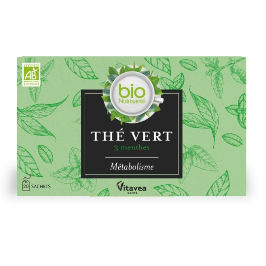 Thé Vert 3 Menthes Bio BIONUTRISANTE