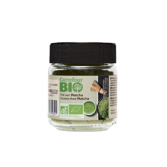 Thé vert Matcha bio et certifié agriculture biologique CARREFOUR BIO