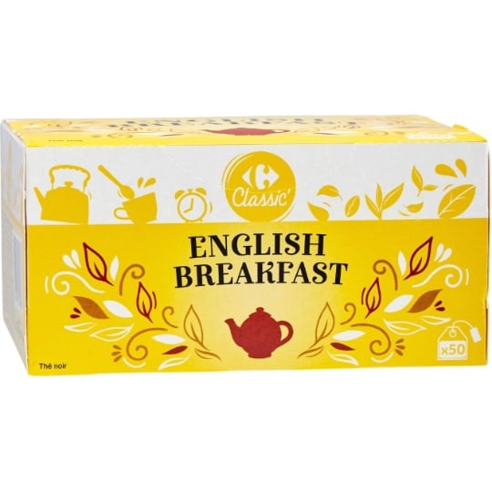 Thé Noir English Breakfast CARREFOUR CLASSIC'