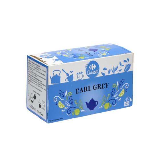 Thé noir aromatisé saveur bergamote CARREFOUR CLASSIC'
