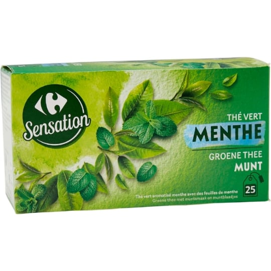 Thé Vert Menthe CARREFOUR SENSATION