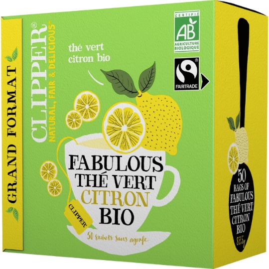 Thé Vert Citron Bio CLIPPER
