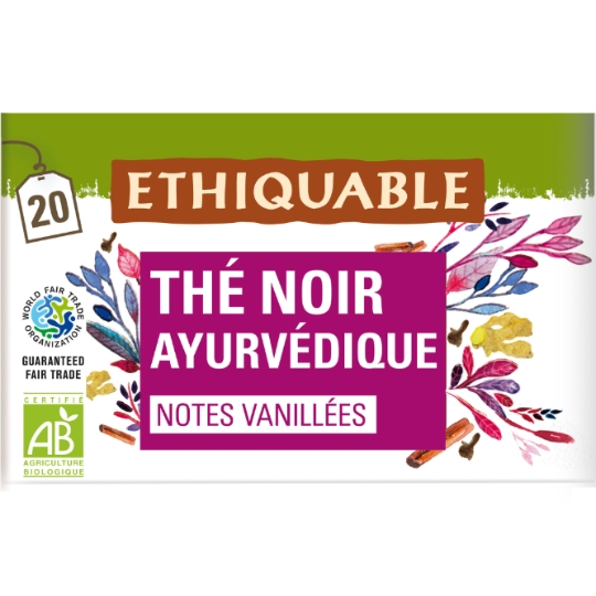 Thé Noir Aux Notes Vanillées Bio ETHIQUABLE