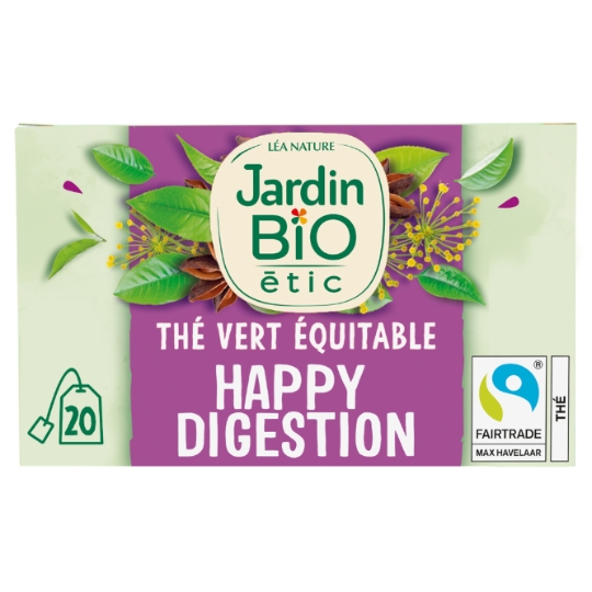 Thé Vert digestion Bio JARDIN BIO ETIC