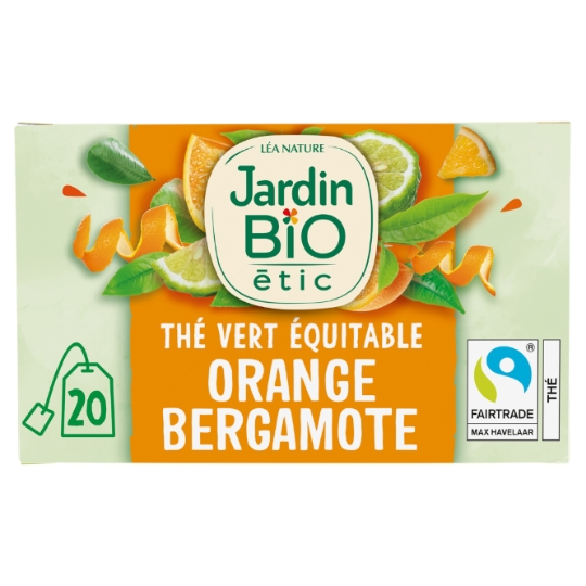 Thé Vert orange bergamote Bio JARDIN BIO ETIC