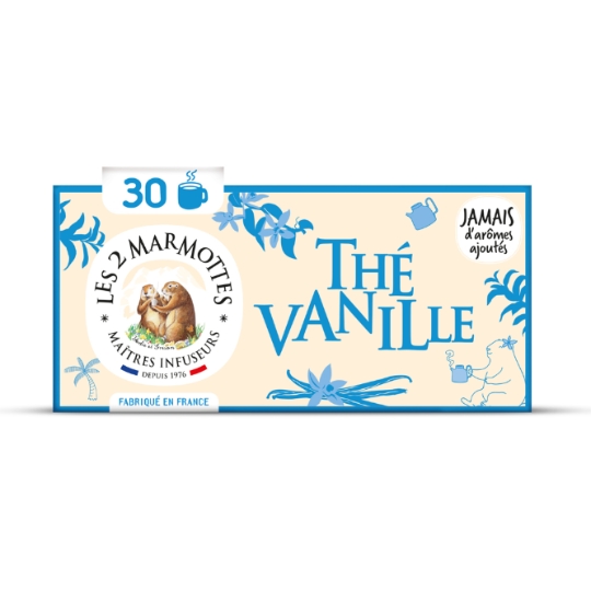 Thé Noir Vanille Bio LES 2 MARMOTTES