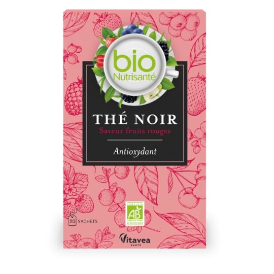 Thé Noir Saveur Fruits Rouges Antioxydant NUTRISANTE
