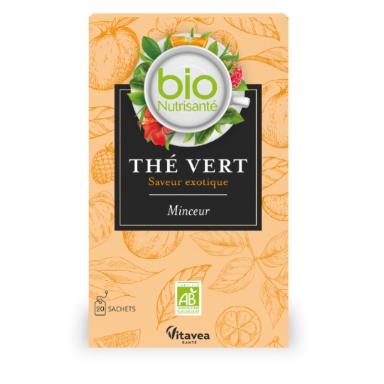 Thé Vert Minceur Saveur Exotique Bio NUTRISANTE
