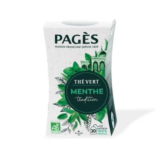 Thé Vert Menthe Bio PAGES