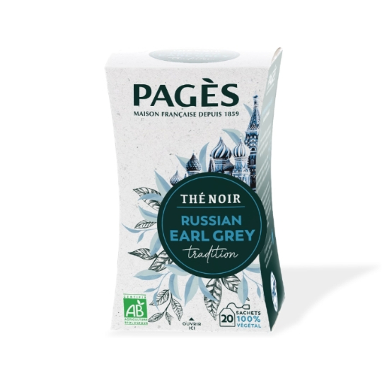 Thé Noir Earl Grey Bio PAGES