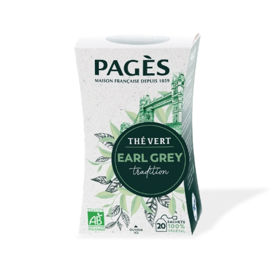 Thé Vert Earl Grey Bio PAGES