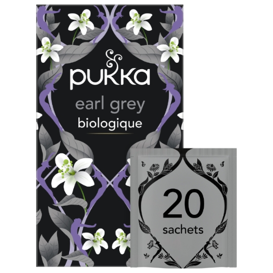 Thé Noir Earl Grey Biologique PUKKA