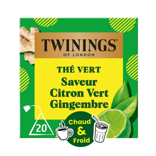 Thé Vert Citron Vert Gingembre TWININGS