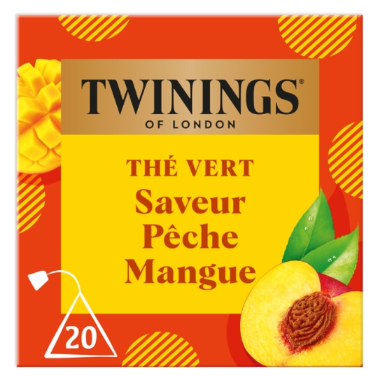Thé Vert Pêche Mangue TWININGS