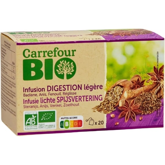Infusion Digestion Légère Bio CARREFOUR BIO