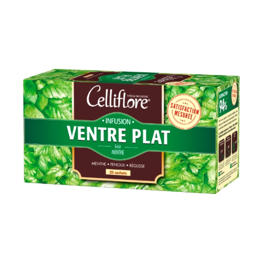 Infusion Ventre Plat Goût Menthe CELLIFLORE