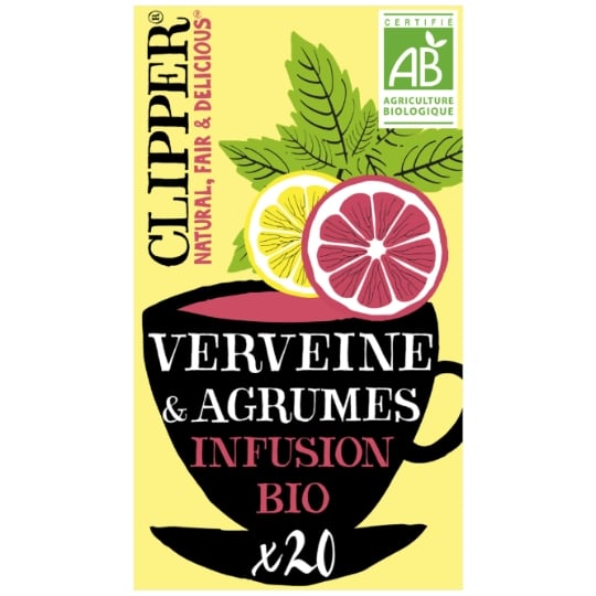 Infusion Verveine et Agrumes Bio CLIPPER