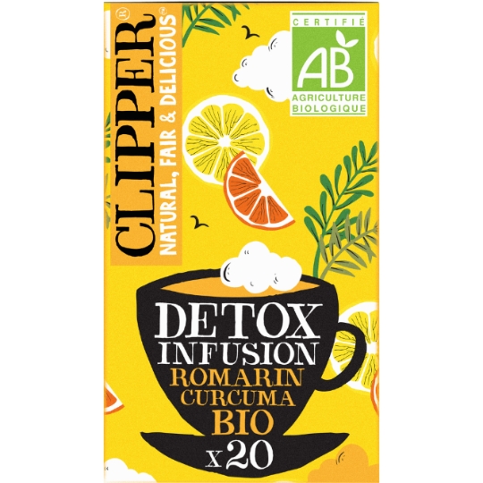 Infusion Détox Romarin Curcuma Bio CLIPPER