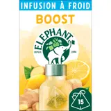Infusion à Froid Gingembre Citron Bien-être Sans Sucres ELEPHANT