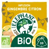 Infusion Gingembre Citron Bio ELEPHANT