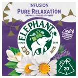 Infusion Camomille Feuilles d'Oranger Lavande Relaxation ELEPHANT