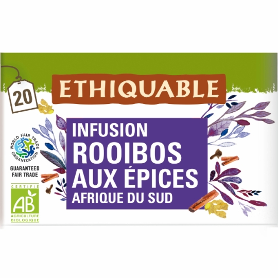 Infusion épices Afrique du sud Bio ETHIQUABLE