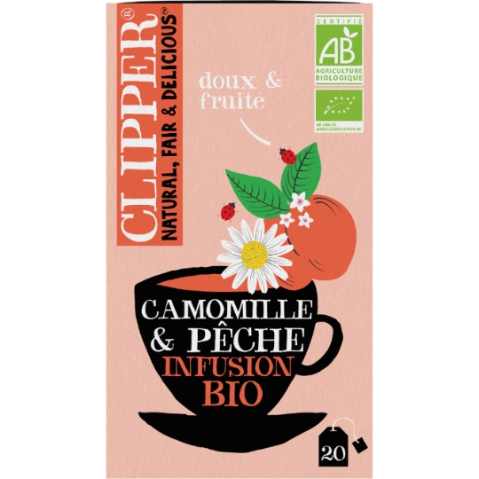 Infusion Camomille Pêche Bio FLAMAGAS
