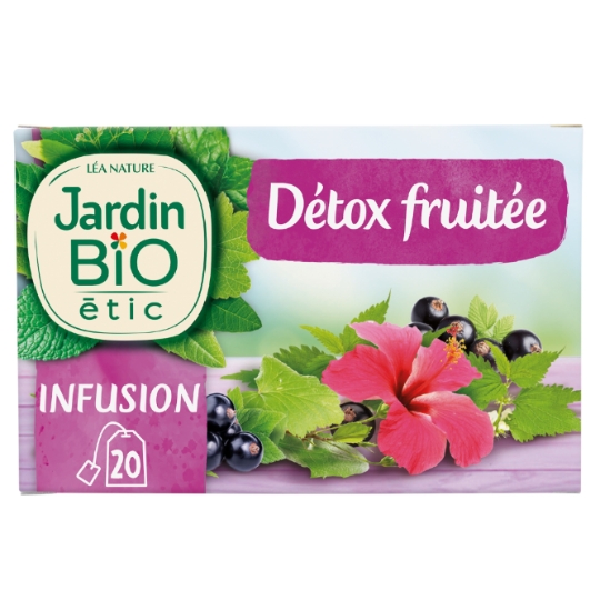 Infusion détox saveur cassis Bio JARDIN BIO ETIC