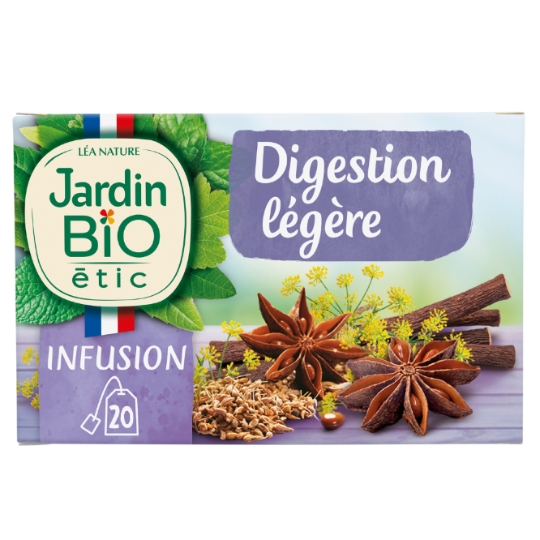 Infusion digestion légère Bio JARDIN BIO ETIC