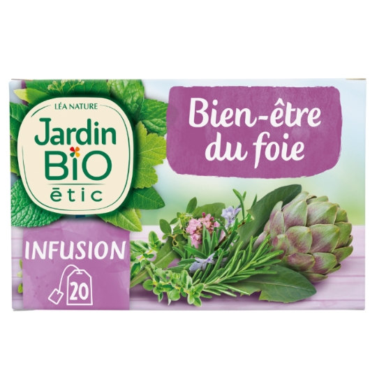 Infusion bien-être du foie Bio JARDIN BIO ETIC