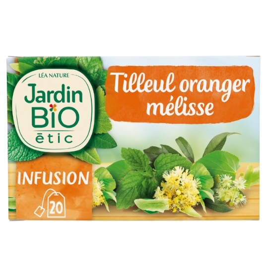 Infusion Oranger et Tilleul Bio JARDIN BIO ETIC